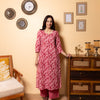 Dusty Rose Pink Cotton Kurta