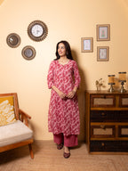 Dusty Rose Pink Cotton Kurta