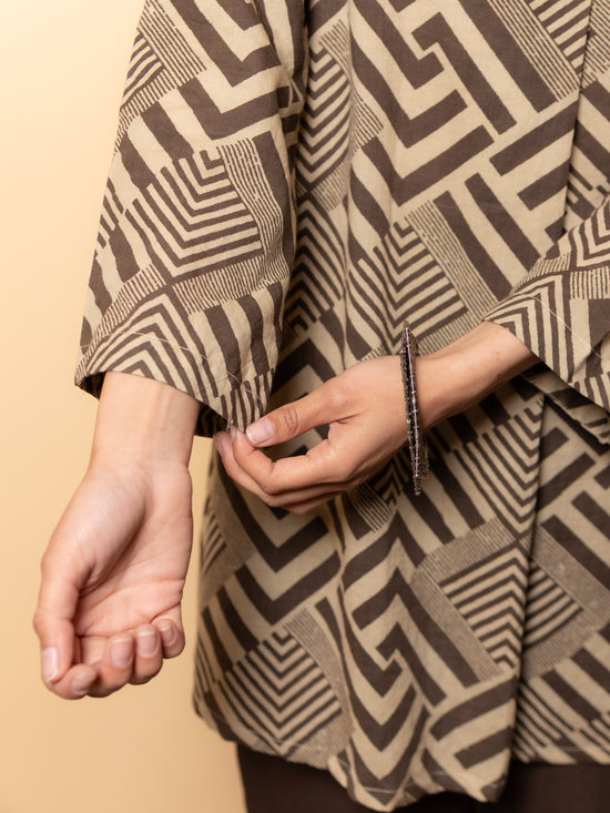 Taupe Gray Short Top