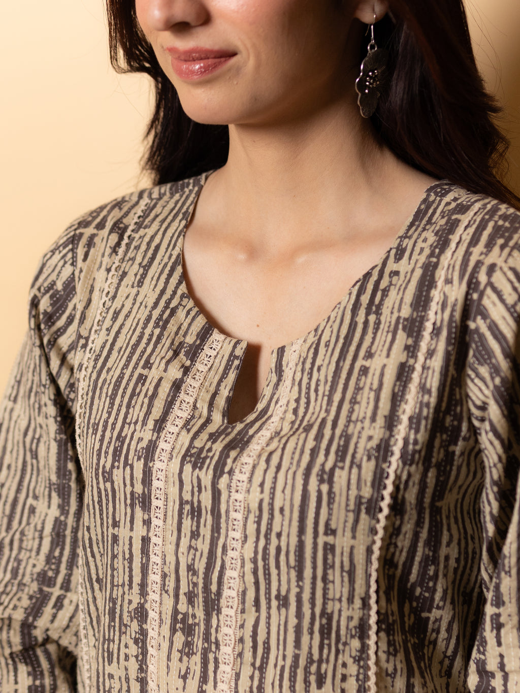 Grey Kurta