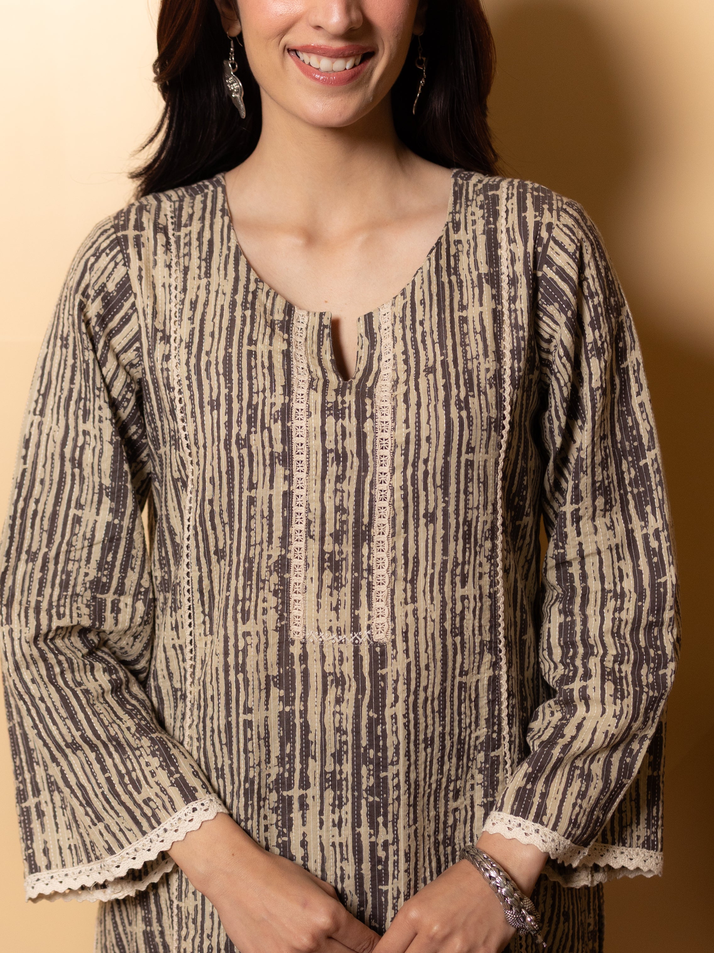 Grey Kurta