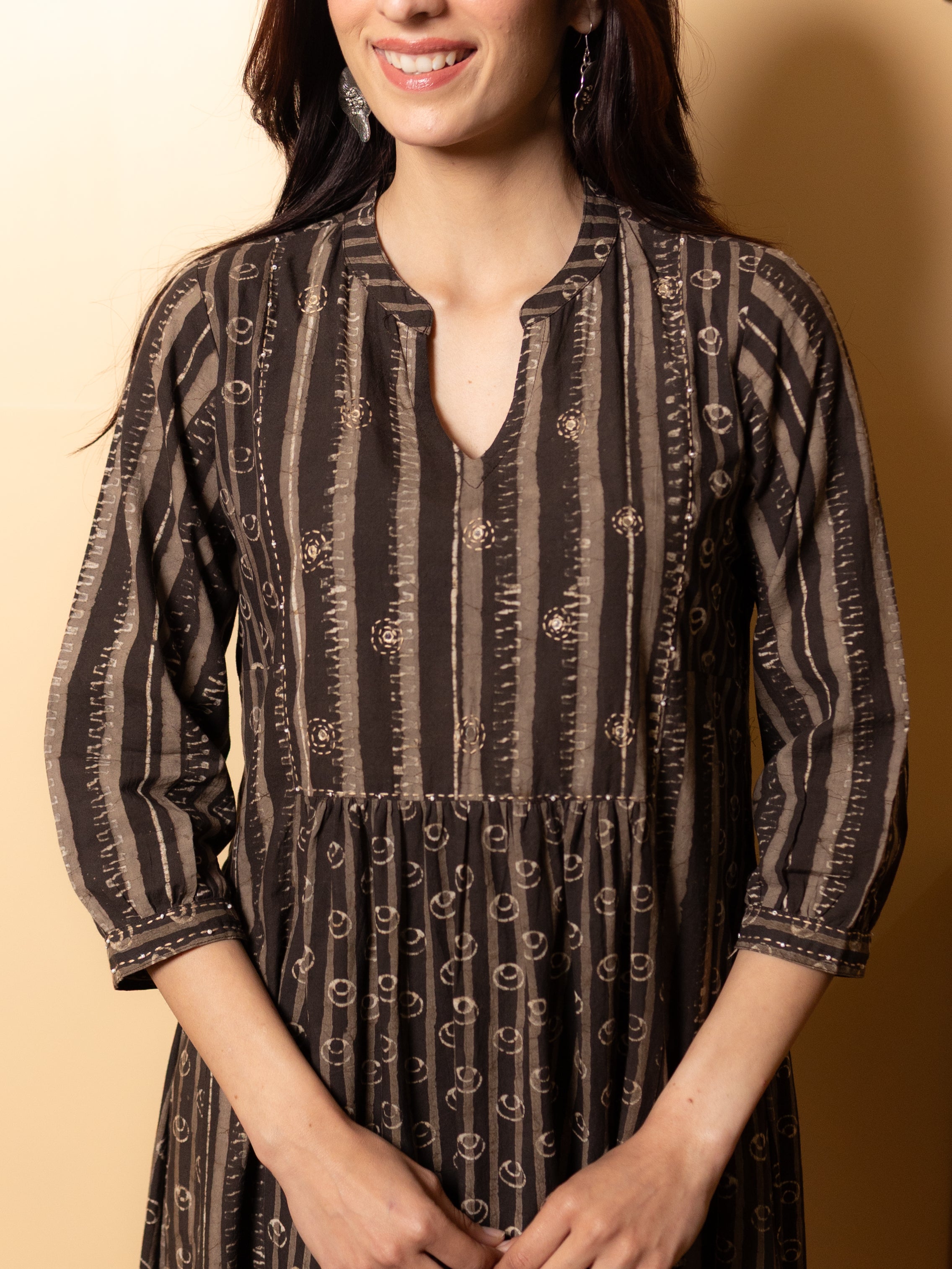 Dark Gray Kurta