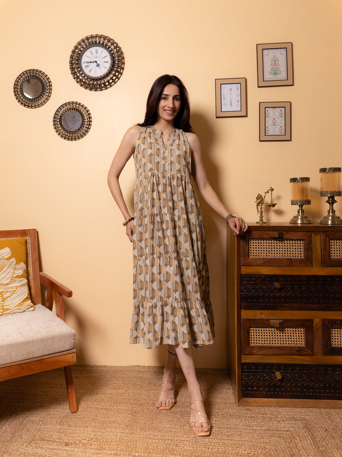 Warm Beige Dress