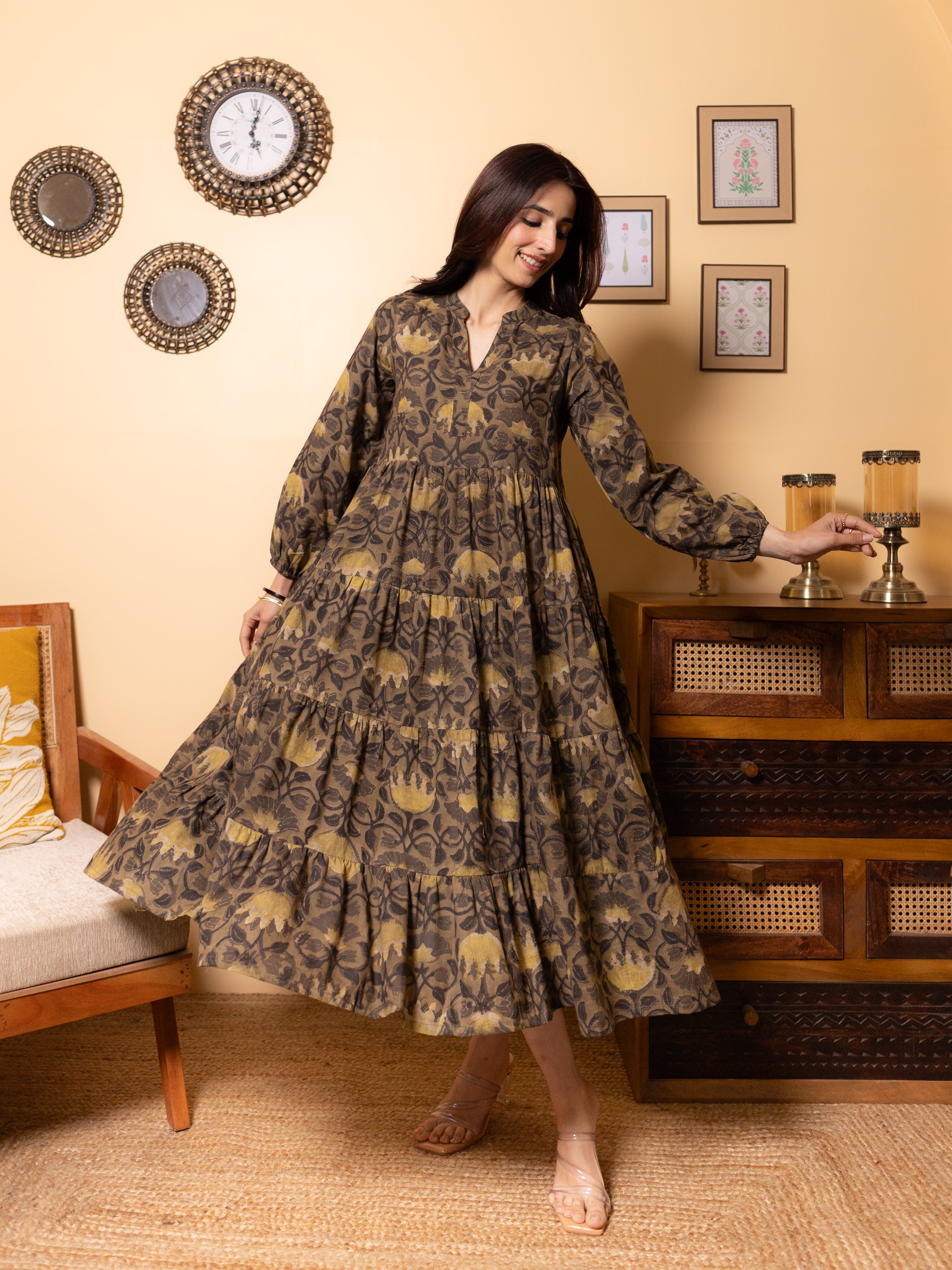 Brownish Beige Dress