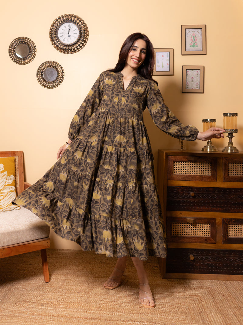 Brownish Beige Dress