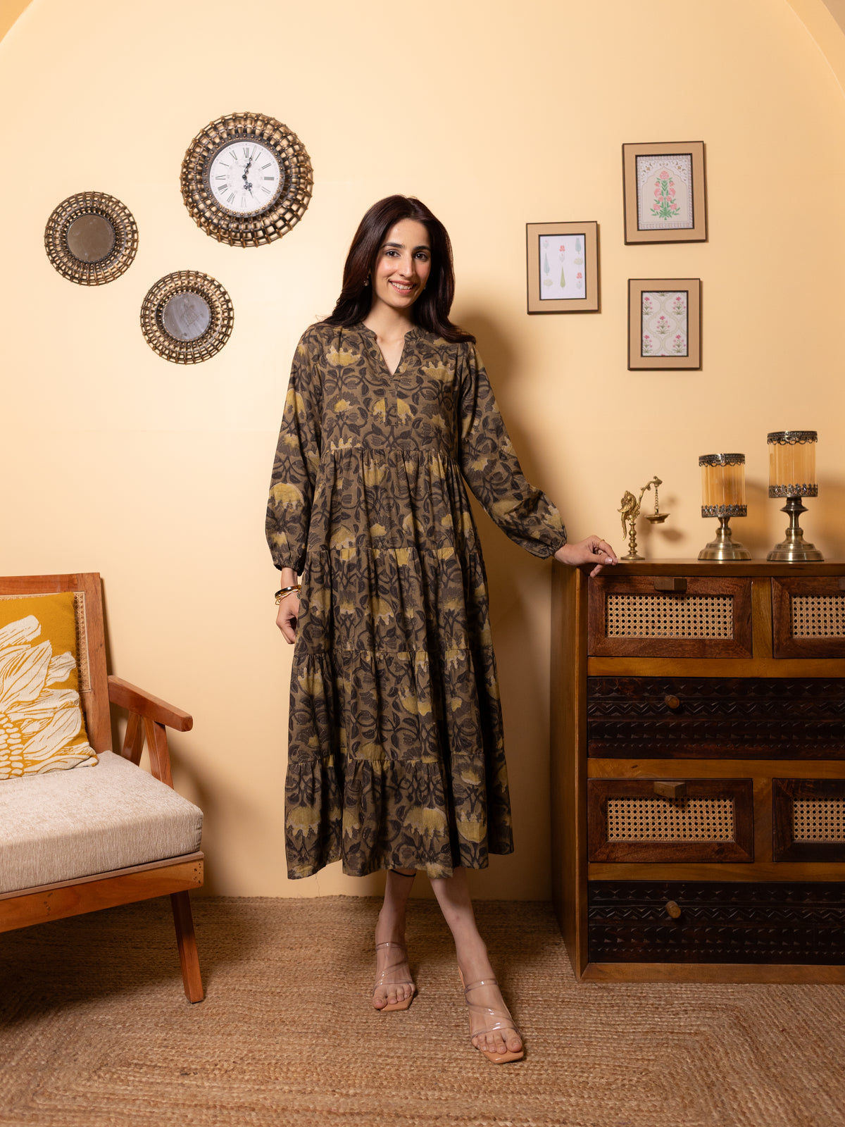 Brownish Beige Dress