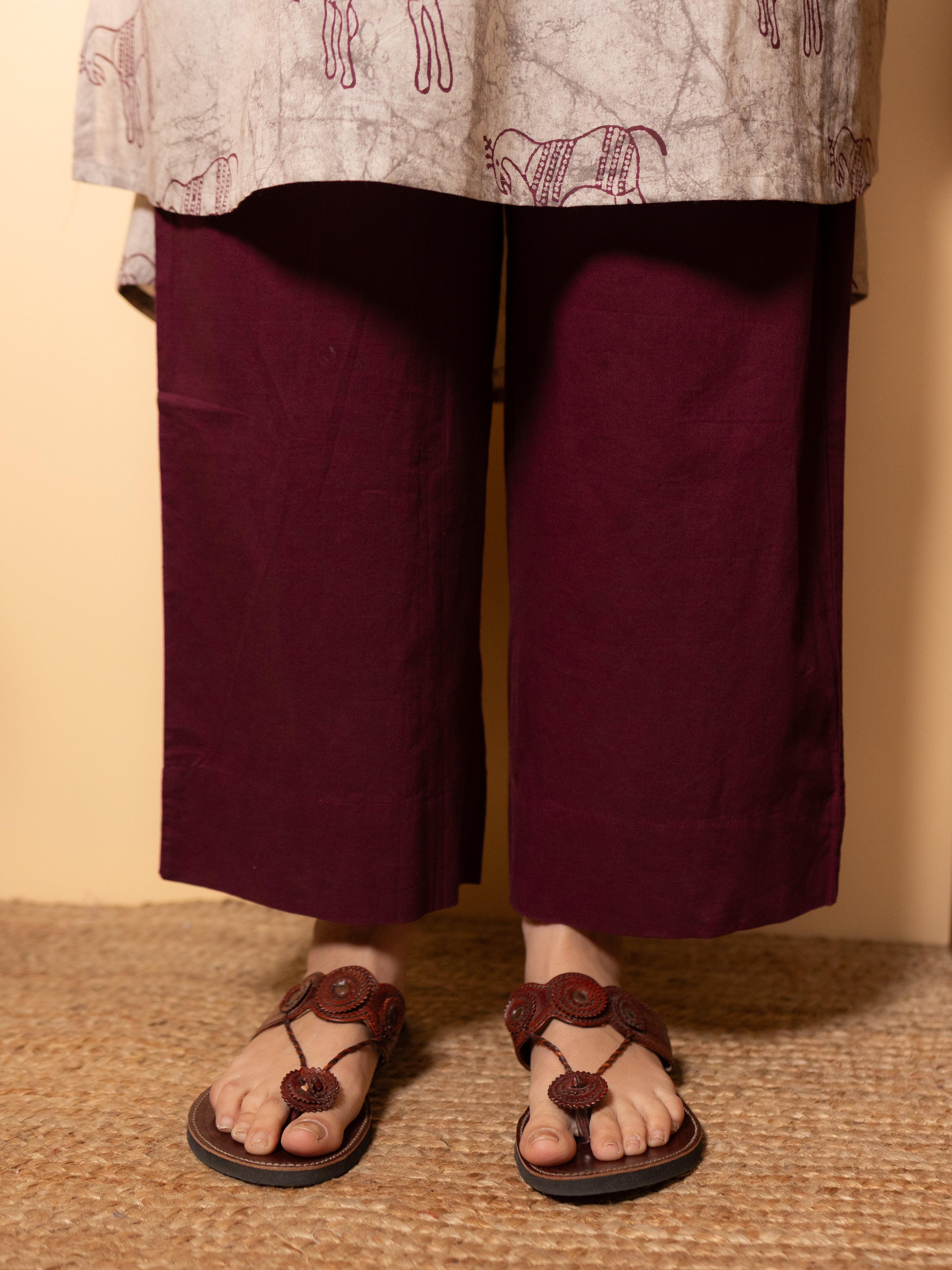 Ash grey Cotton Short Kurta