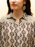 Warm Beige Shirt For Women