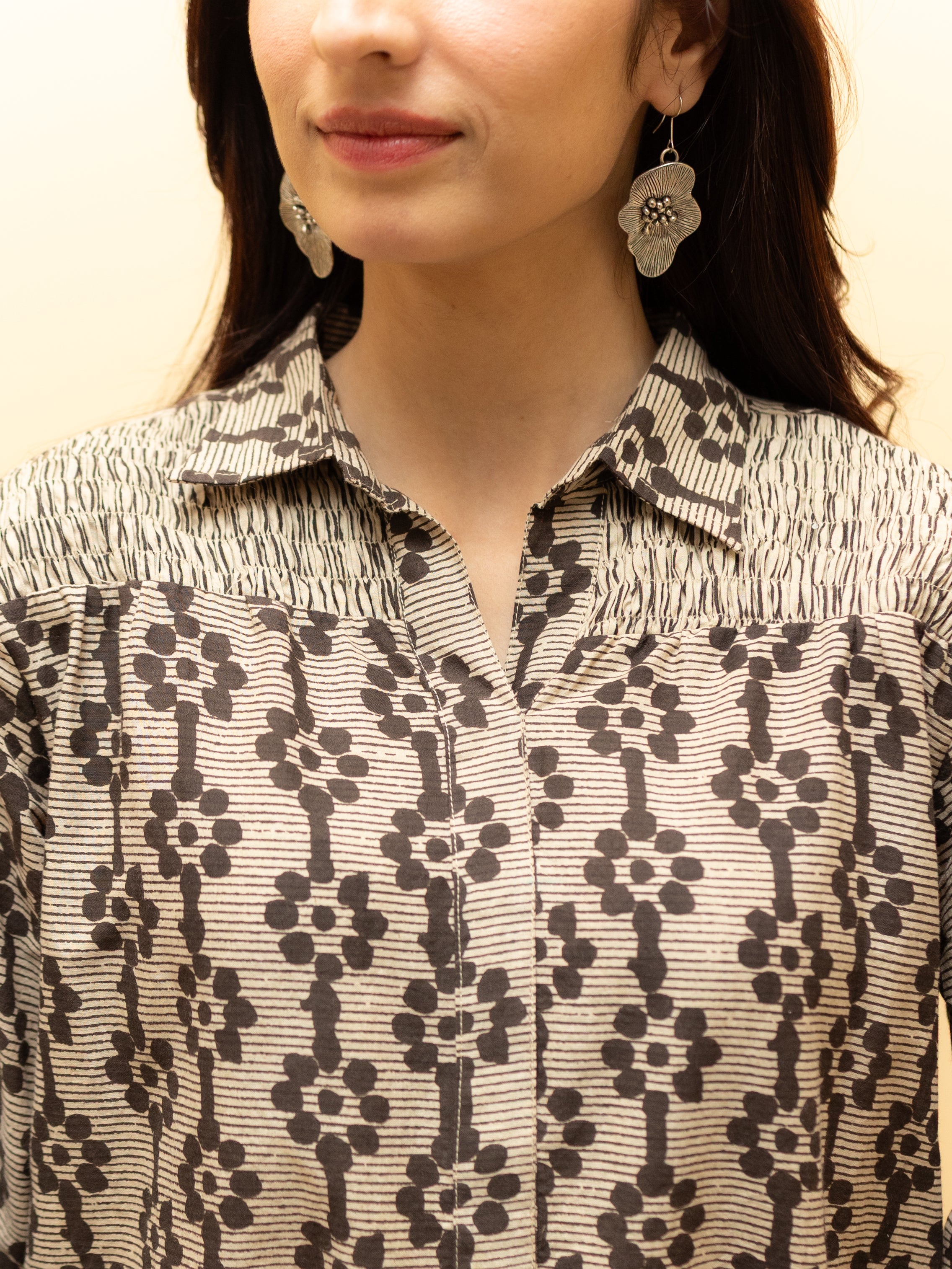 Warm Beige Shirt For Women