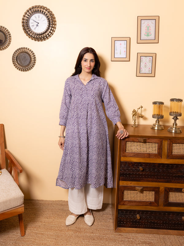 Muted Lavender Kurta