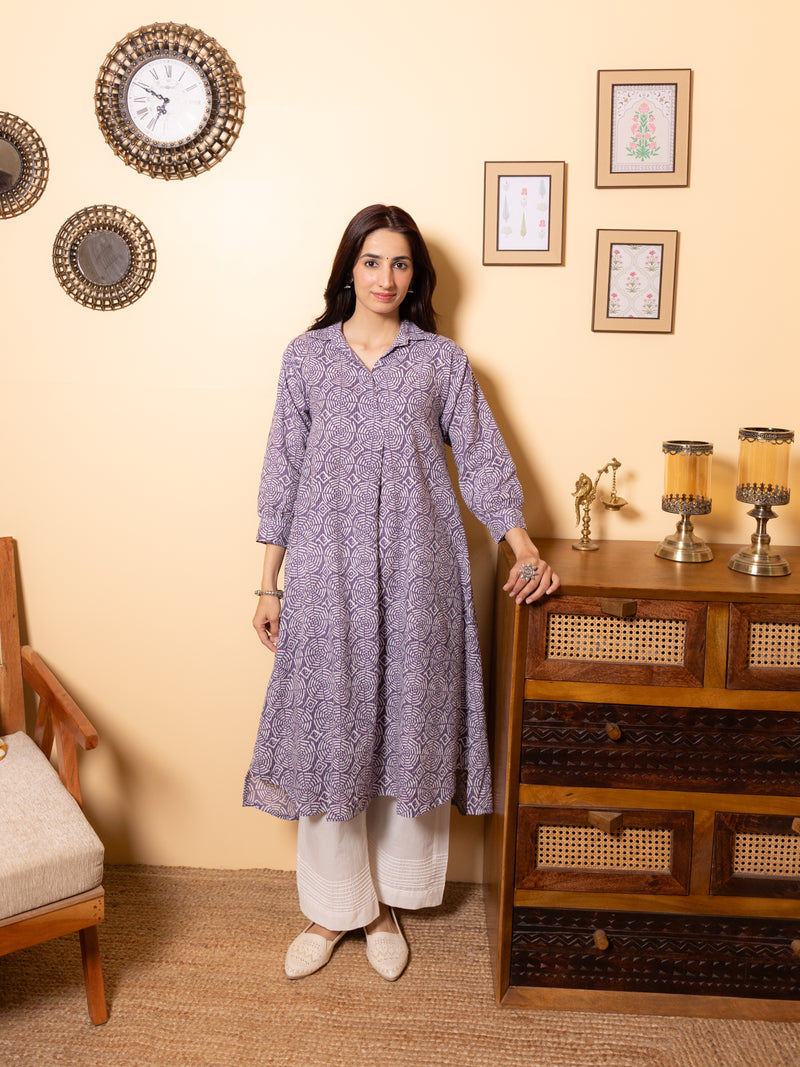 Muted Lavender Kurta