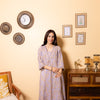Soft Lilac Aline Kurta(Pant Not Included)