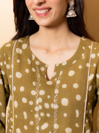 Olive Green Kurta