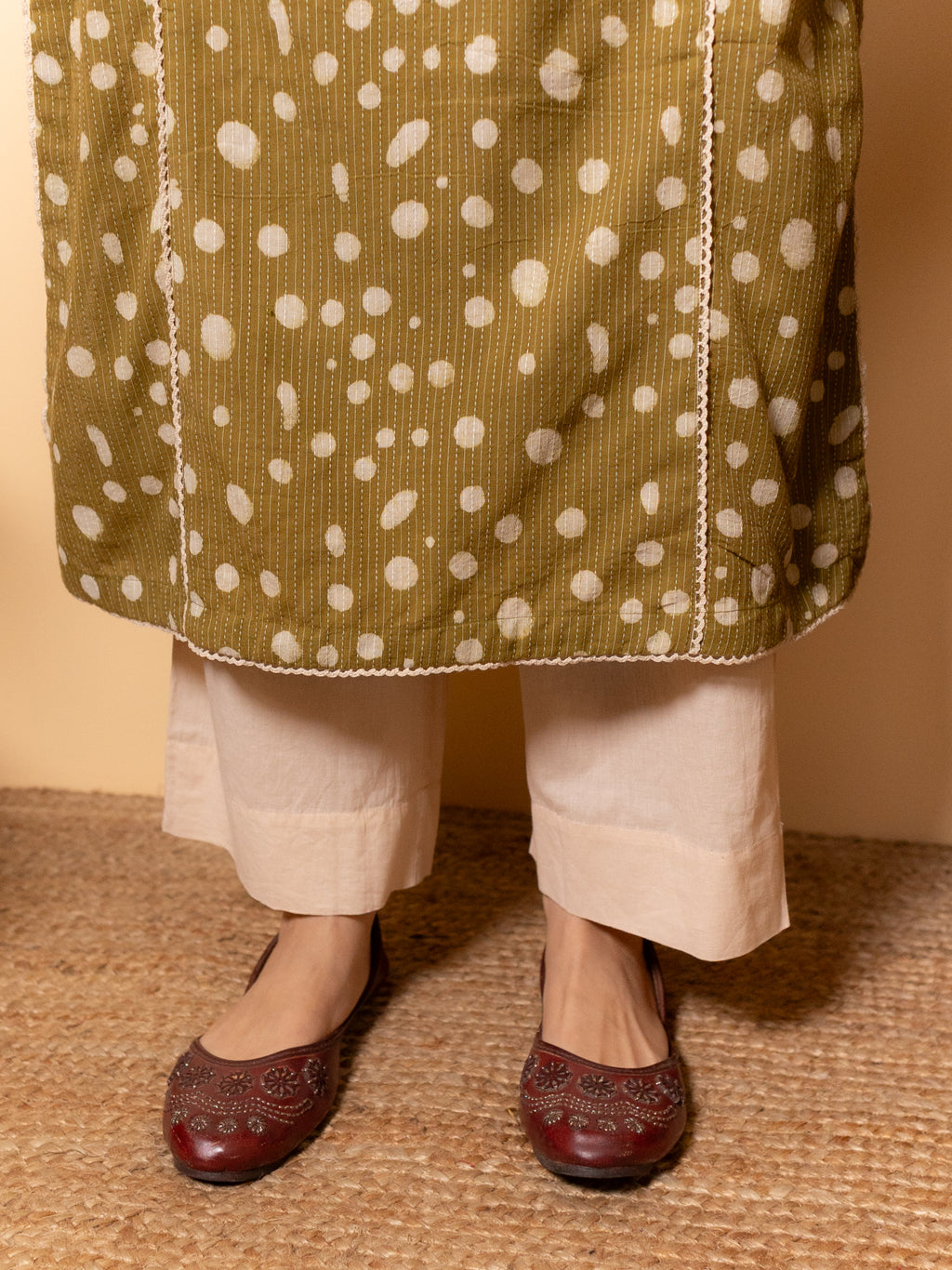 Olive Green Kurta