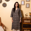 Aline Charcoal gray Kurta
