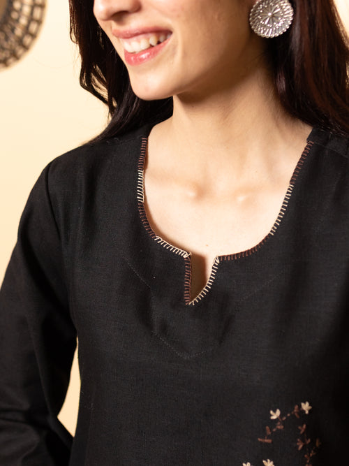 Black Kurta Pant