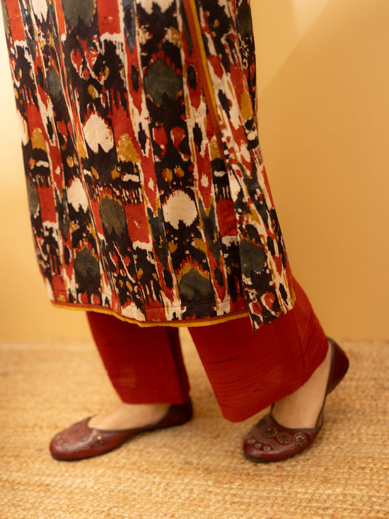 Multicolor Cotton Kurta(Pant Not Included)
