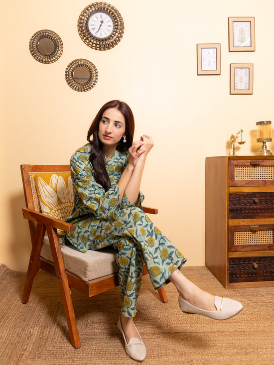 Dusty Green Lounge Wear