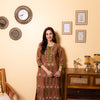 Rust Brown Kurta(Pant Not Included)
