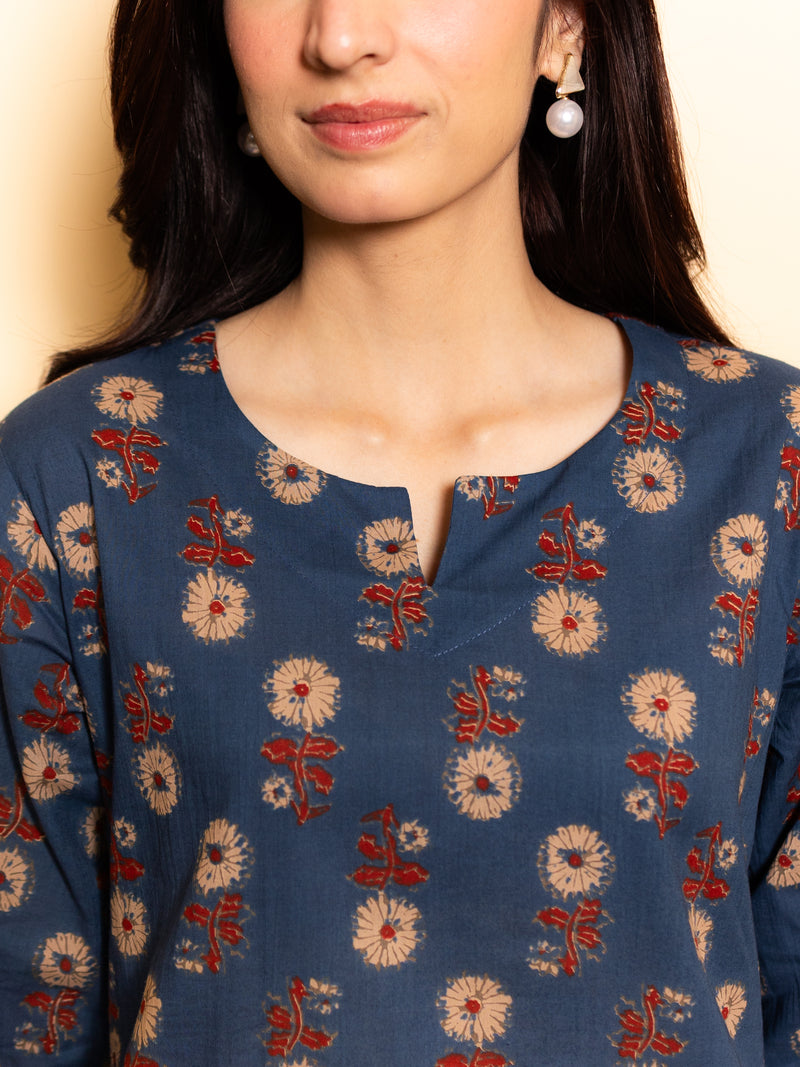 Deep Slate Blue Lounge Wear