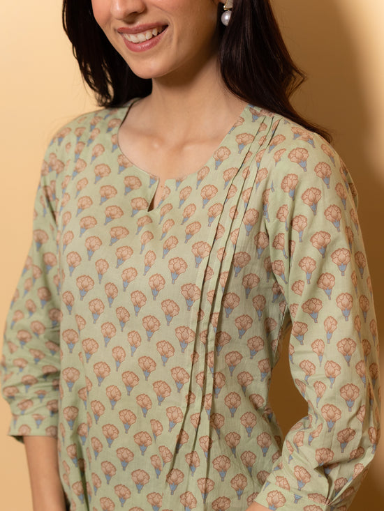 Pastel Pista Green Lounge Wear