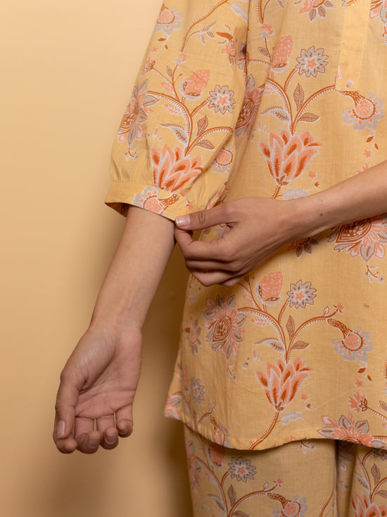 Soft Marigold Lounge Wear