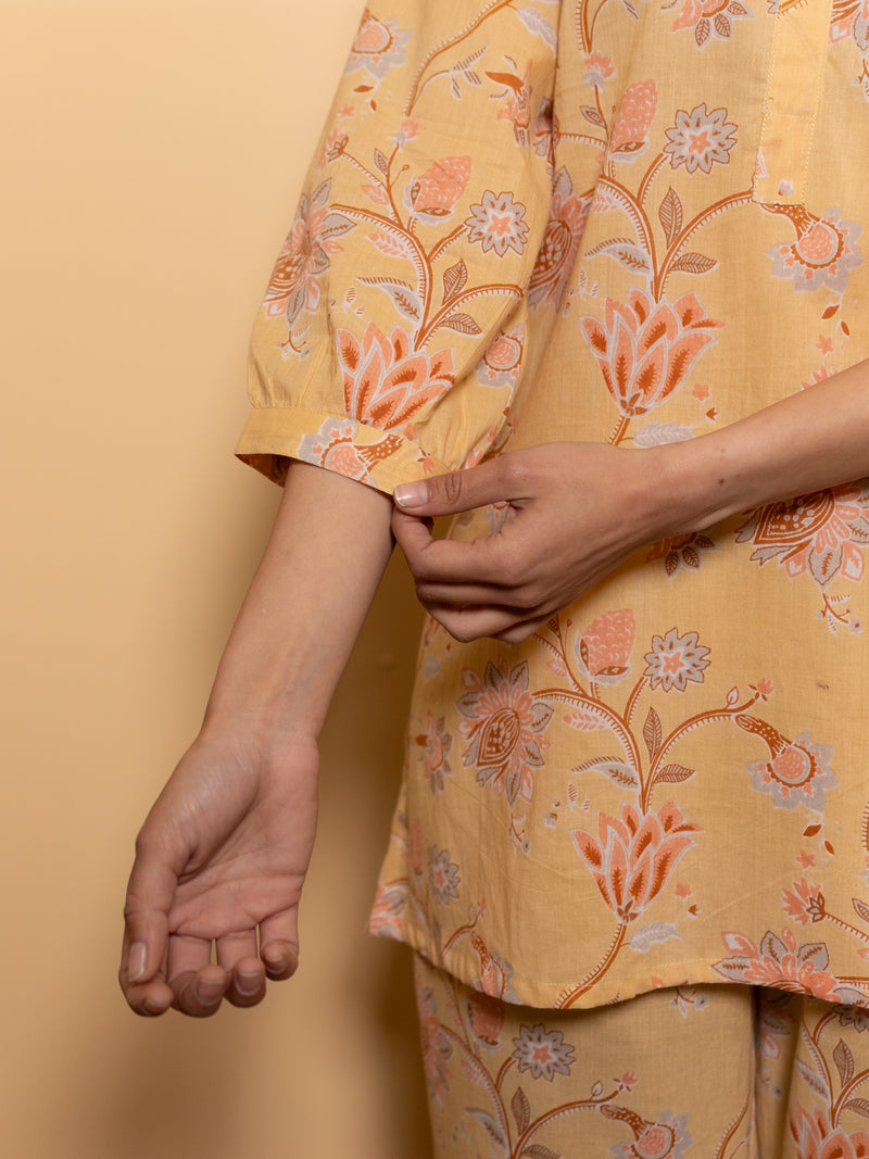 Soft Marigold Lounge Wear