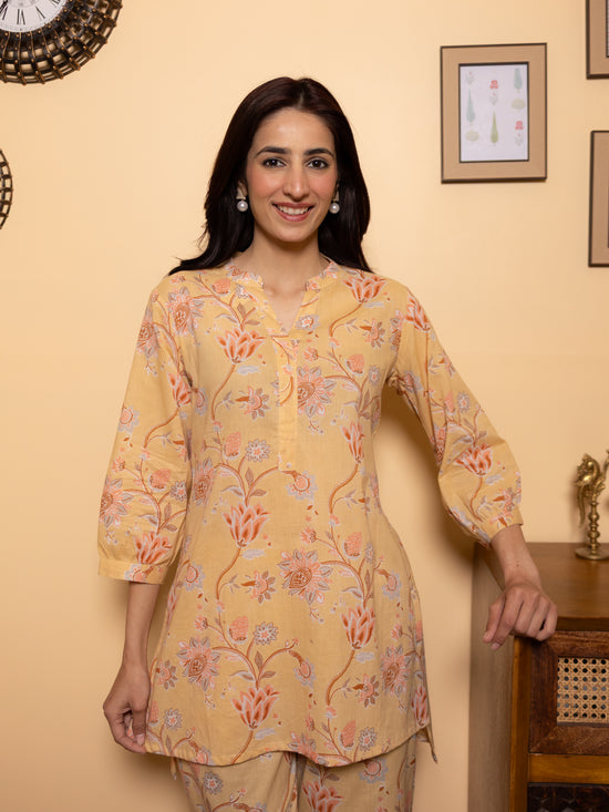 Soft Marigold Lounge Wear
