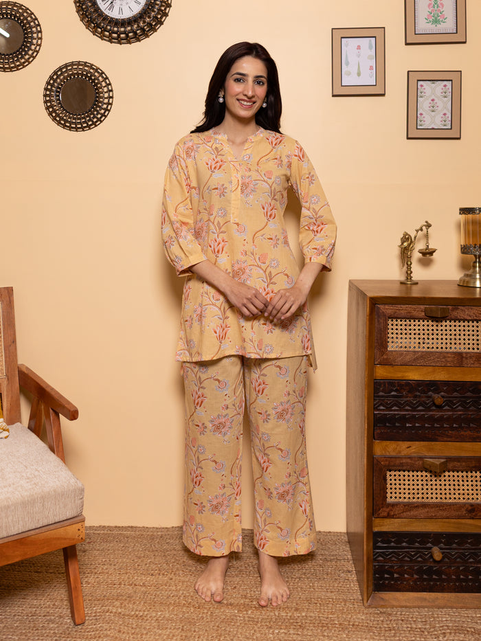 Soft Marigold Lounge Wear
