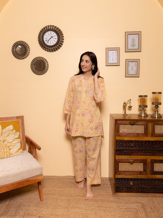 Soft Marigold Lounge Wear