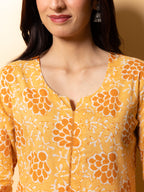 Yellow Cotton Kurta