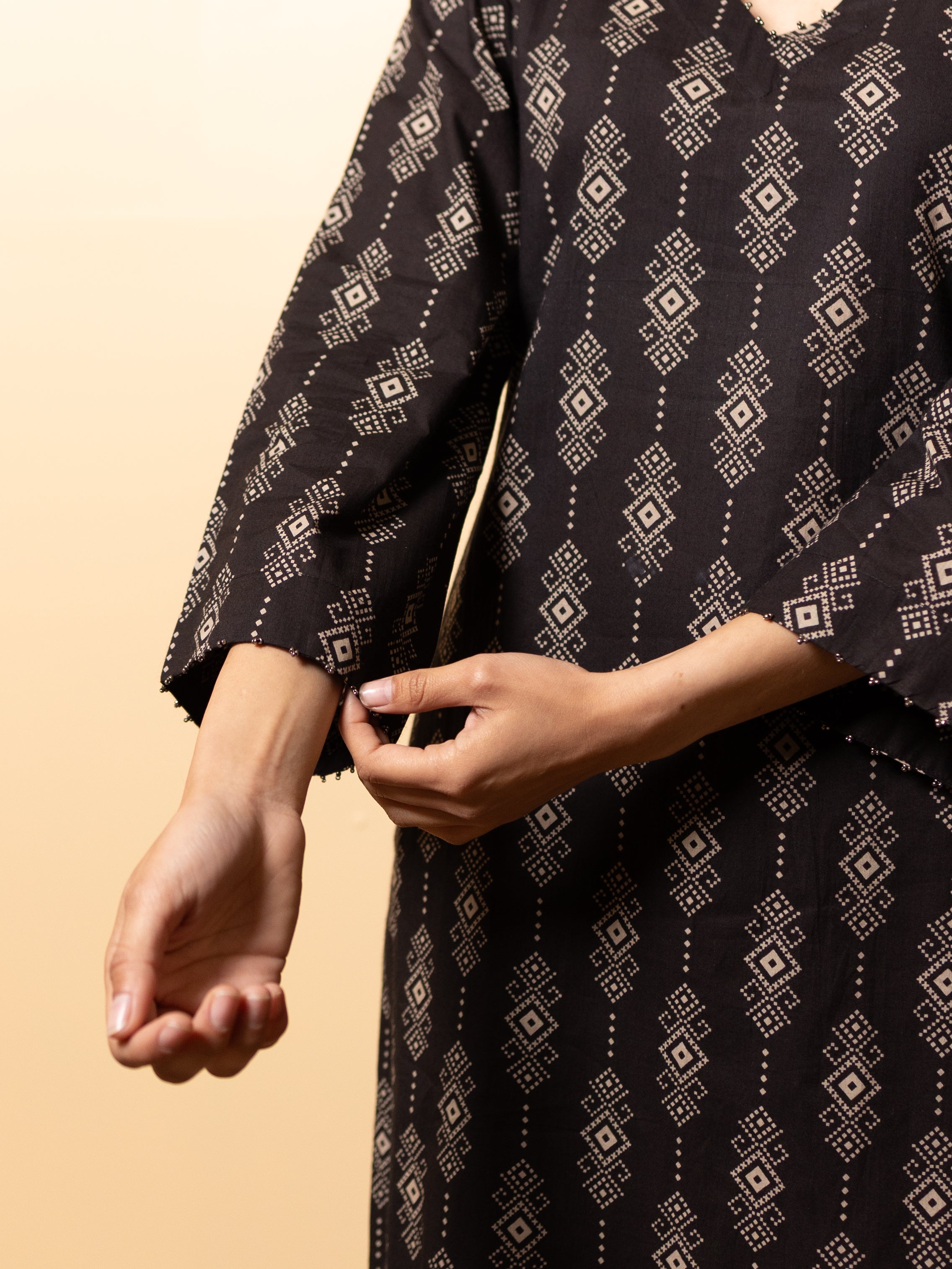 Black Kurta
