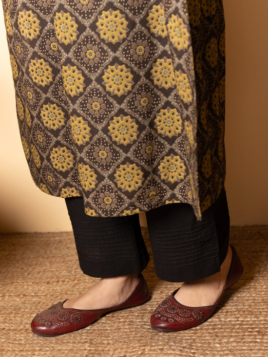 Charcoal Brown Kurta