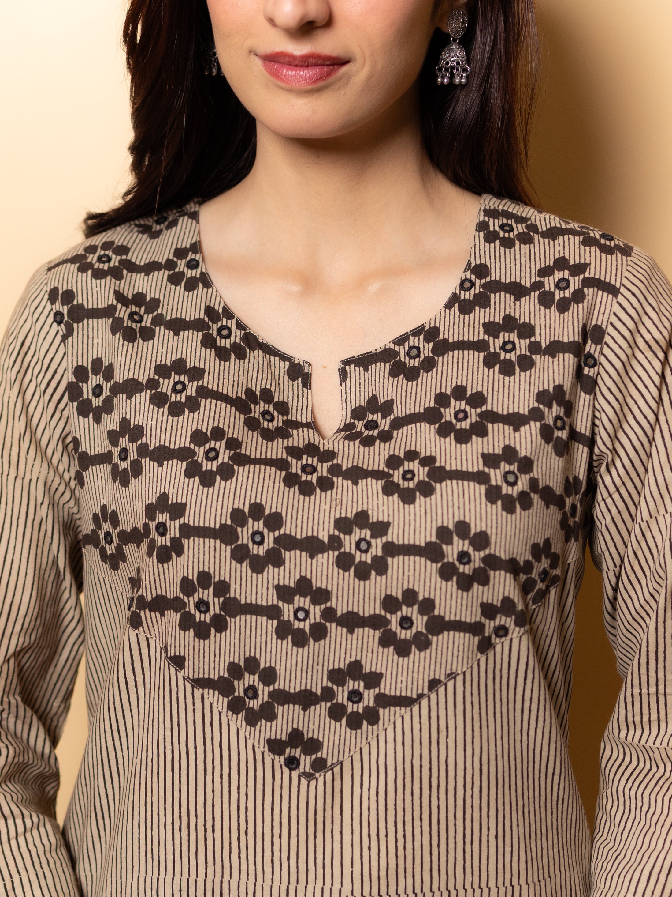 Stone Gray Kurta