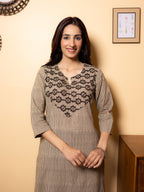 Stone Gray Kurta