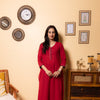 Maroon Red Kurta