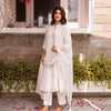 White Cotton Dobby Kurta (Bottom & Dupatta Not Included)