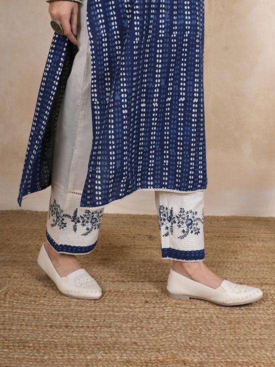 Indigo Cotton Complete Suit Set