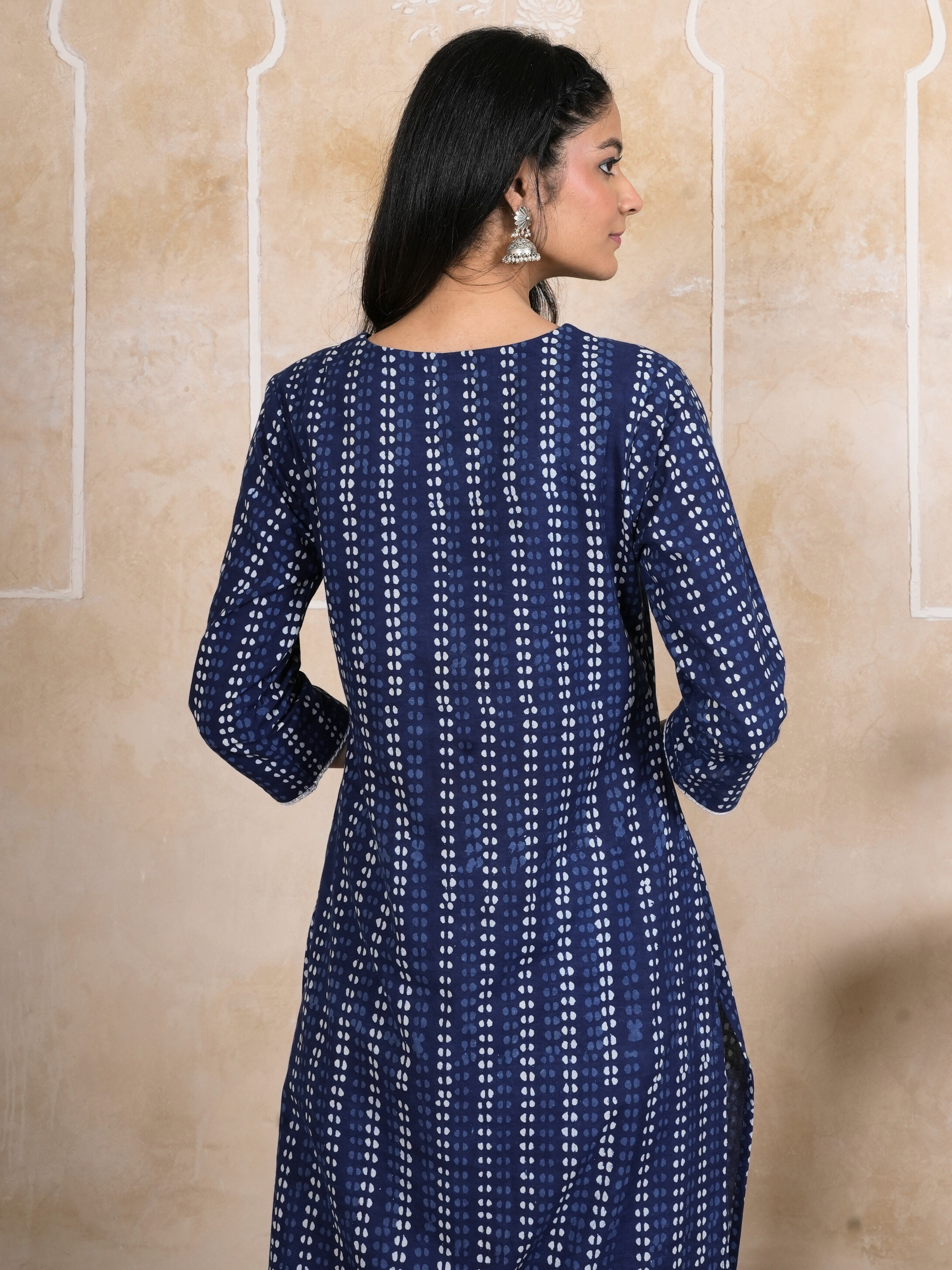 Indigo Cotton Complete Suit Set