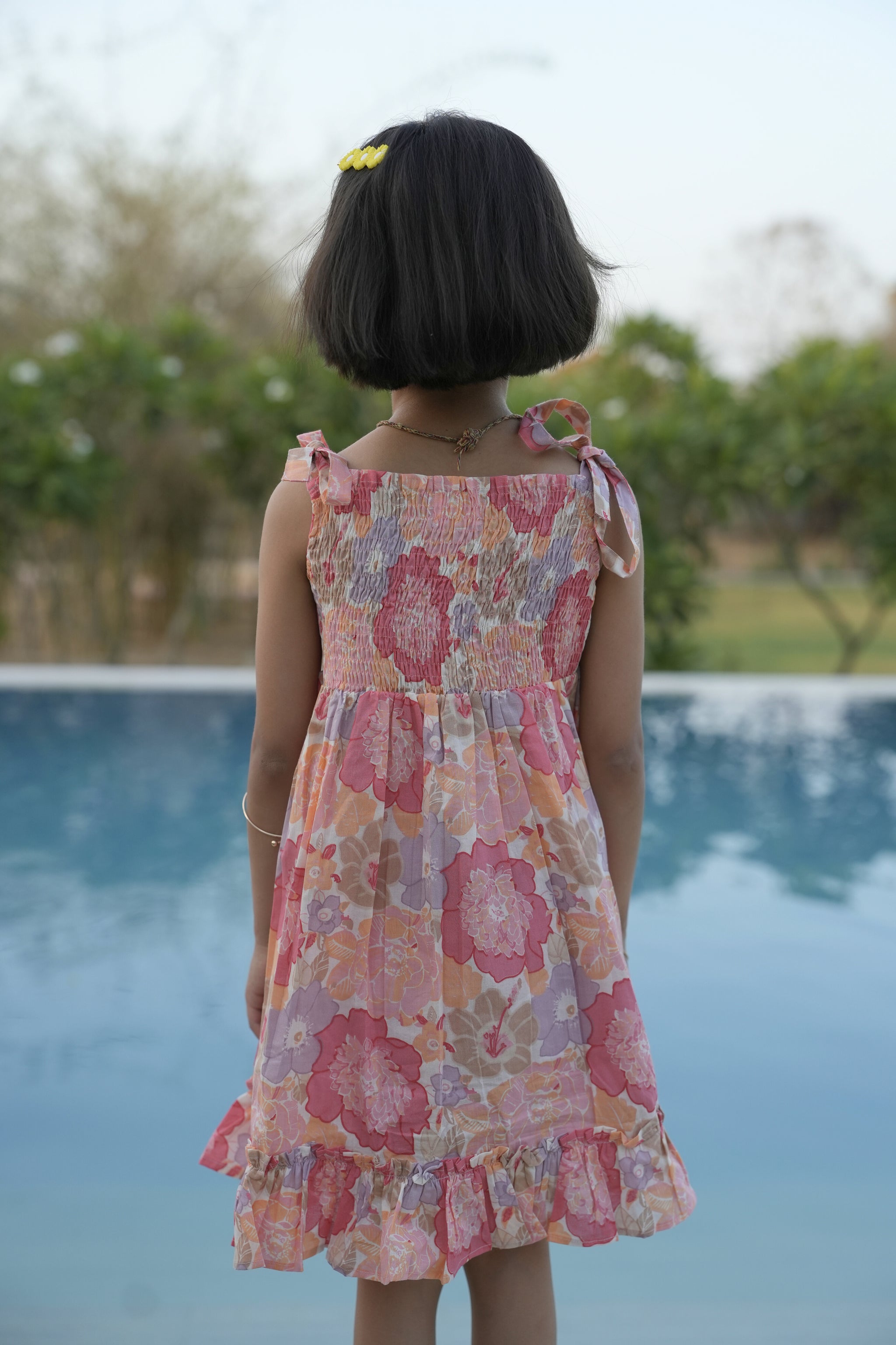Cotton Printed Dress For Girls