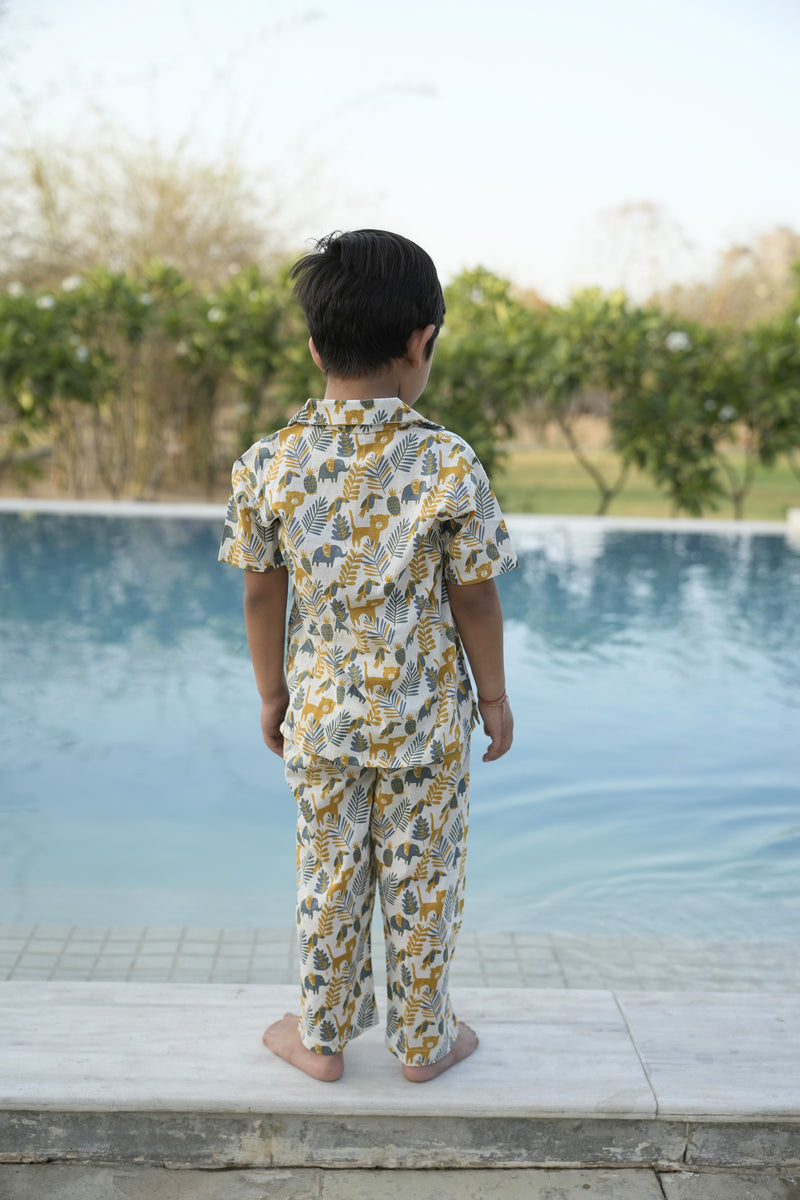 Cotton Printed Kids Lounge Wear