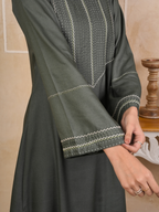 Charcoal Gray Kurta Pant