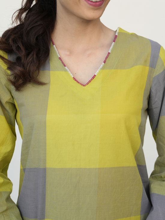 Lime Green Kurta Pant