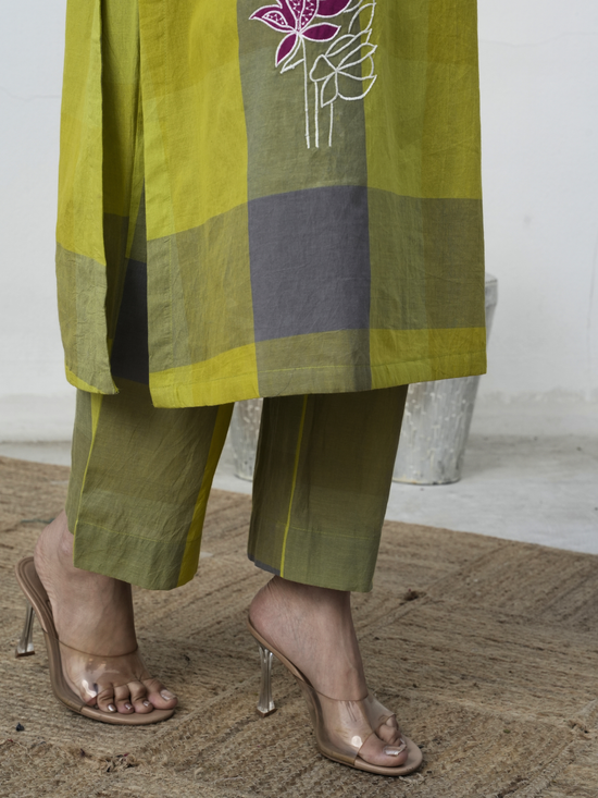 Lime Green Kurta Pant