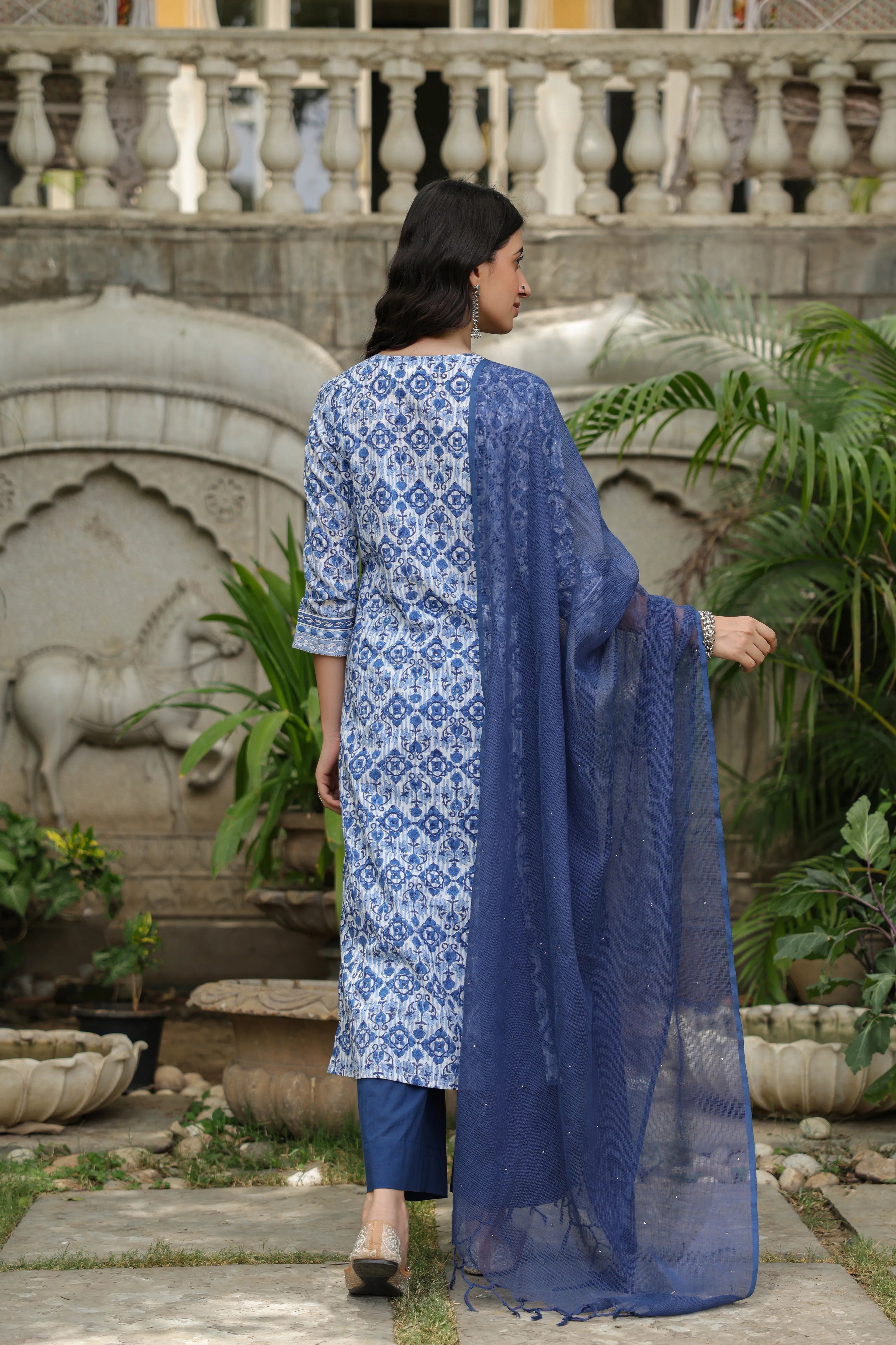 Madhavi Handblock Kurta KURTA Vari 