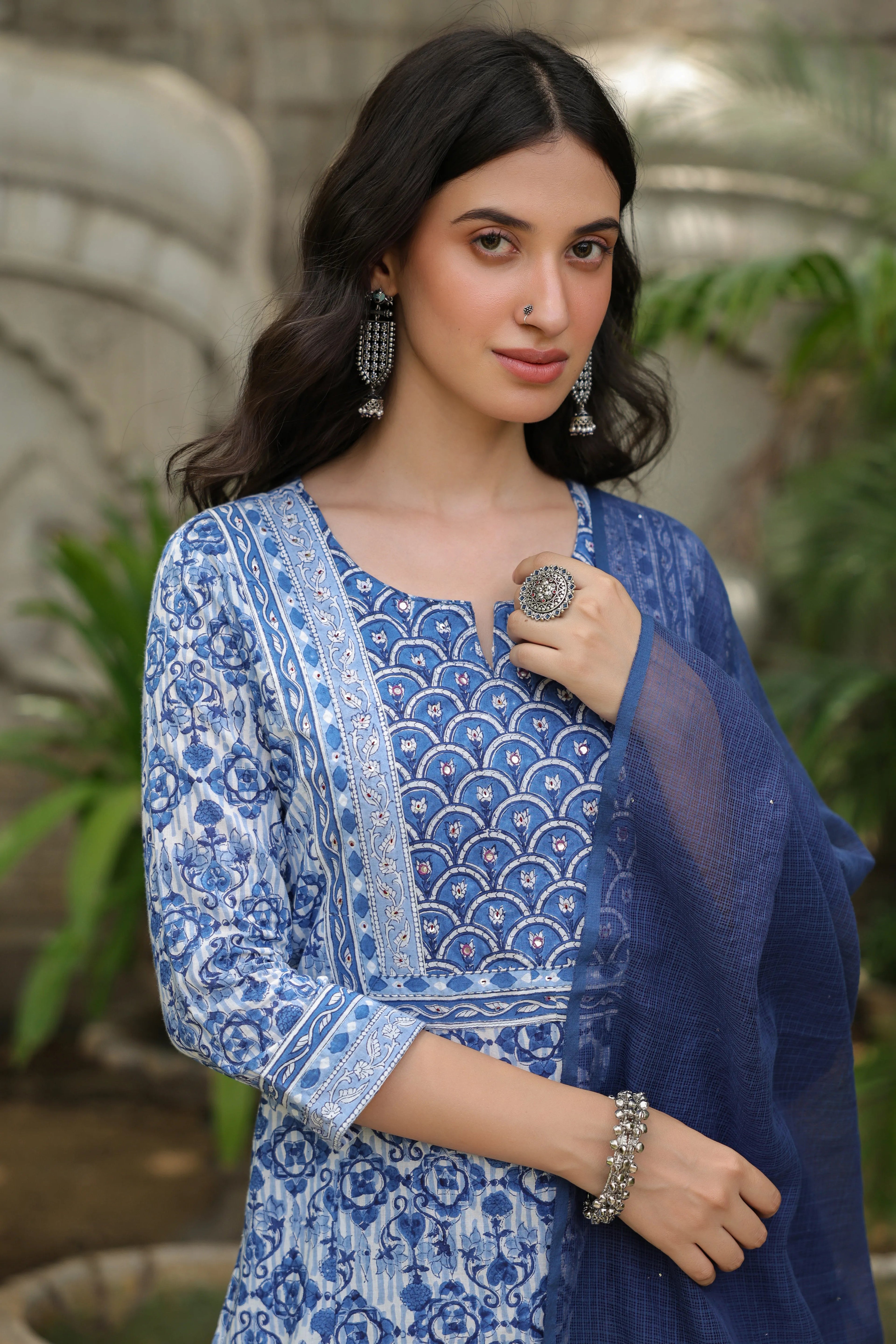 Madhavi Handblock Kurta KURTA Vari 