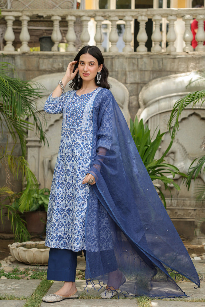 Madhavi Handblock Kurta KURTA Vari 