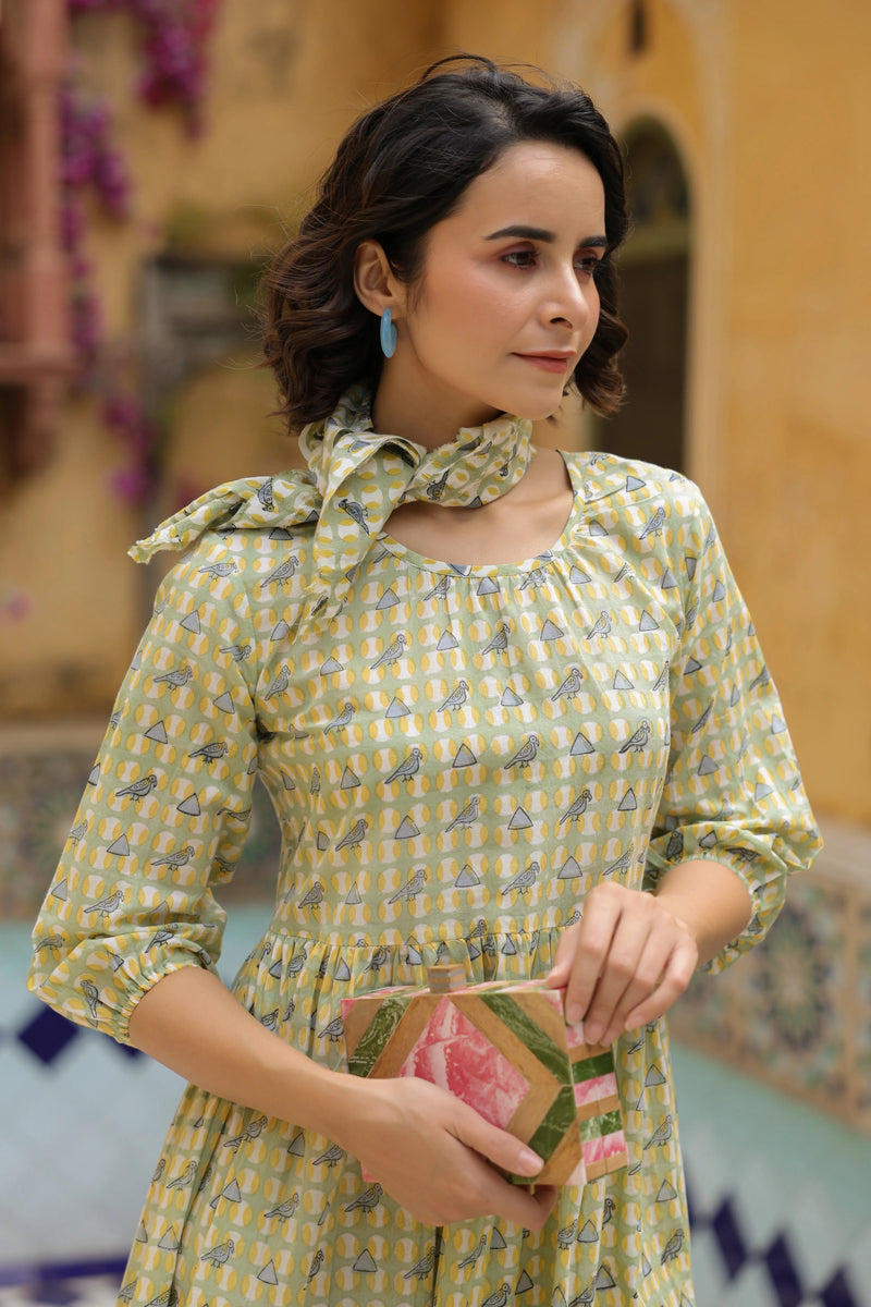 Olivia Cotton Tier Dress-Tiered Dresses DRESS Vari 