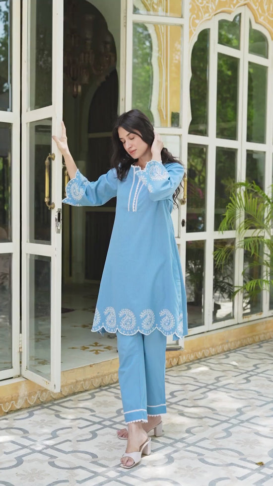 Noor Kurta Pant Set- Women Kurta Sets