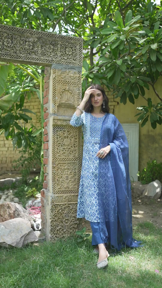 Madhavi  Handblock Kurta